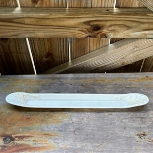 Lenox Butler’s Pantry Italia Collection Long Ceramic Olive Tray 15 1/4”L